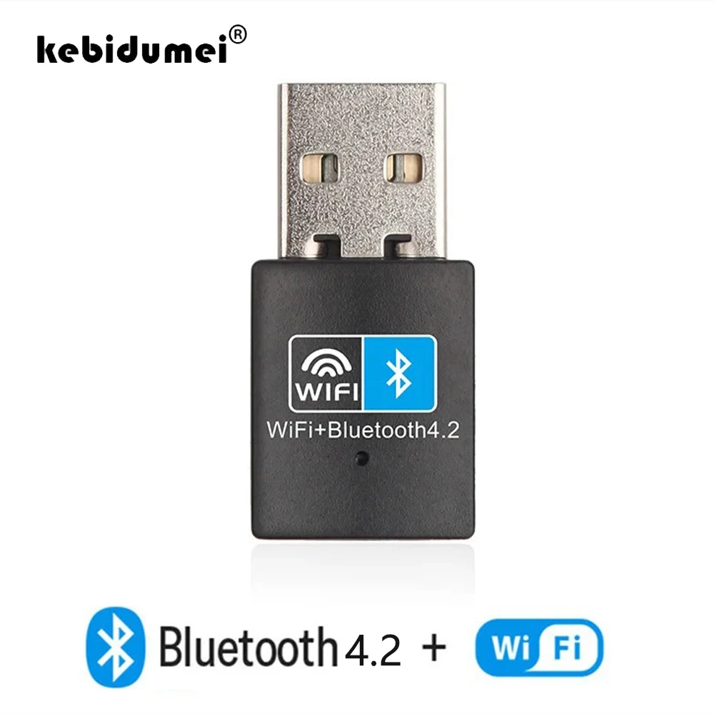 WiFi USB Adapter 150Mbps WiFi Bluetooth-compatible V4.0 Wireless Adapter USB 2.0 Dongle For Desktop Laptop PC