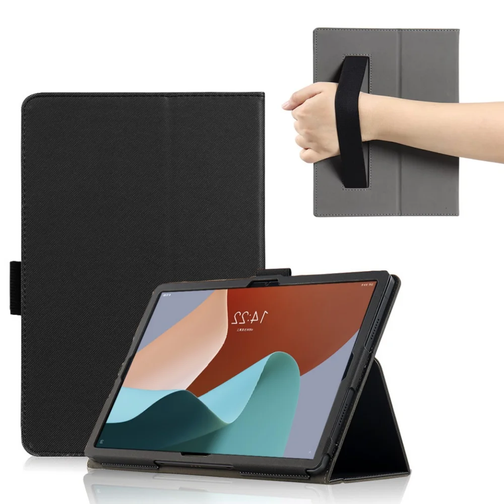 Premium Flip Cover with Folding Stand - PU Leather Protective Shell