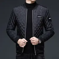 Down Cotton Jacket Autumn Winter Men's Parkas Cotton Jacket Men's Clothing Plus Velvet