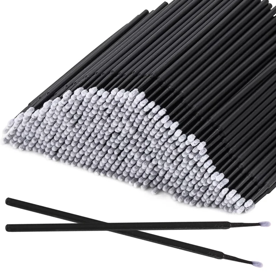 Disposable MicroBrush Eyelash Cleaning Brushes Pack
