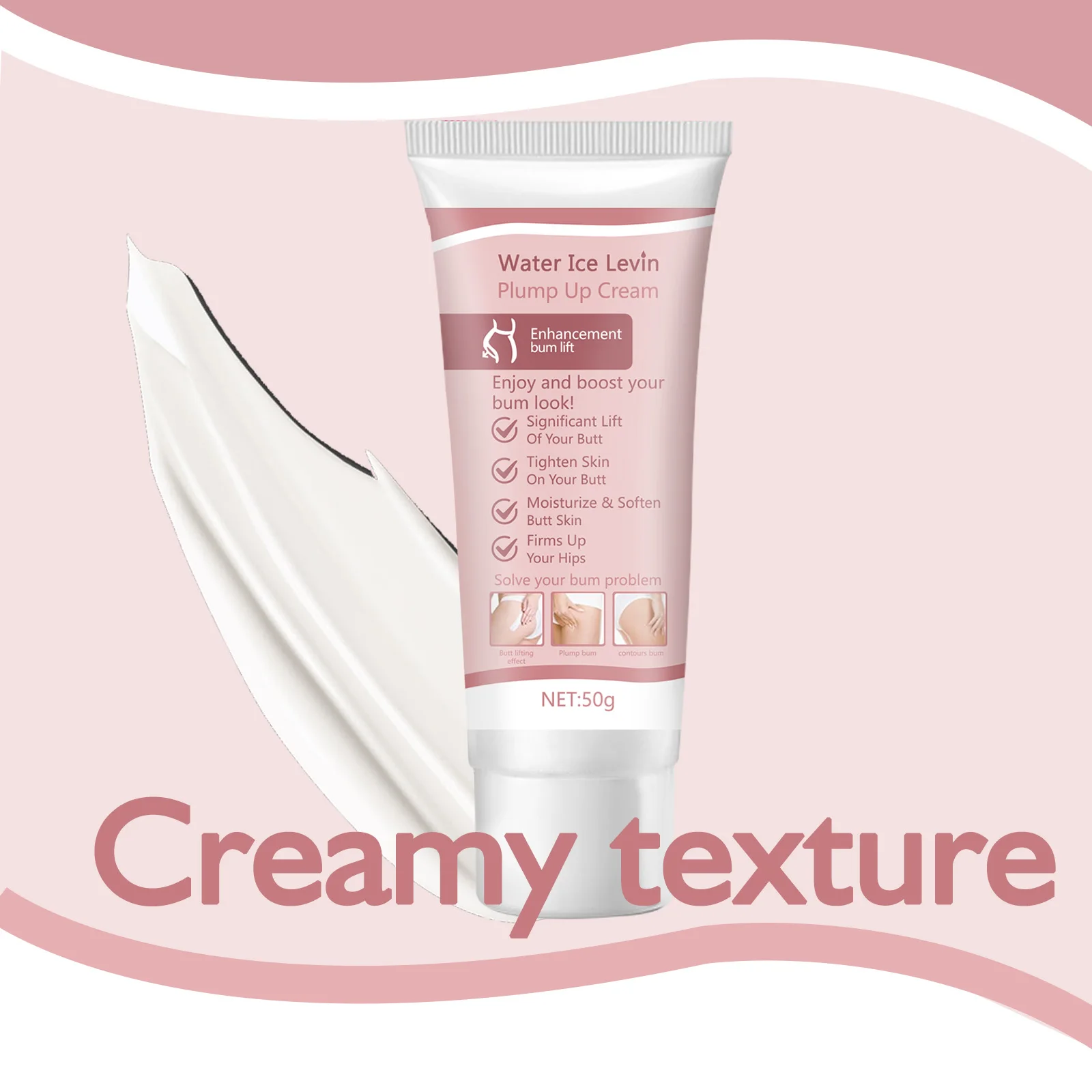 1pcs butt massage cream, containing hyaluronic acid, prevent sagging, shape hips, plump and sexy, and tighten the body 5