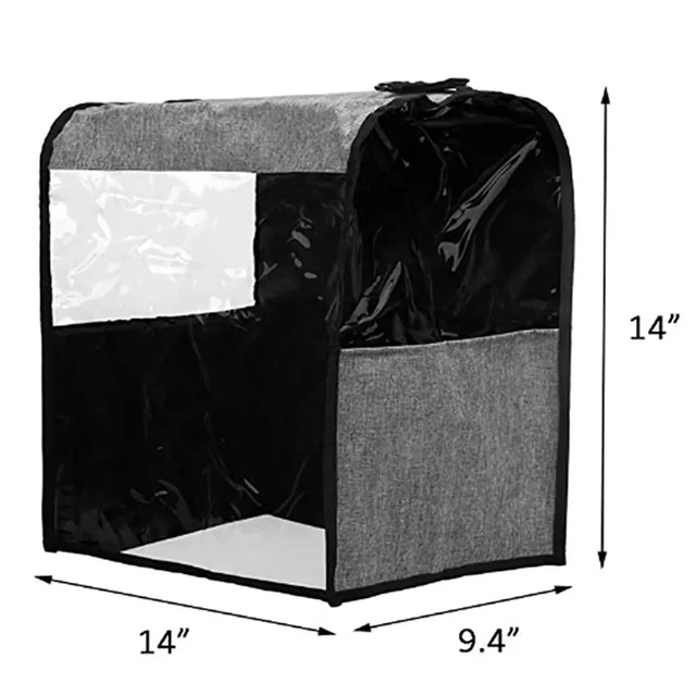 Sötét Szürke Állvány Keverőhuzatához A Kitchenaid Bowl Dőlésheje 4,5-5 Quart Védőpor Burkolat Zsebével Sütő Kiegészítőkhöz - Image 3