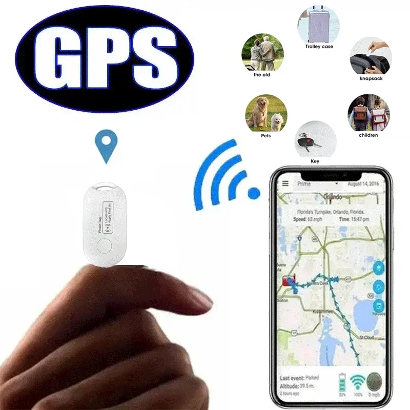 

FineinTag Smart Anti-Lost Device Global Positioning Applicable Child Tracking Artifact Keychain Phone Finder For iphone FindMy