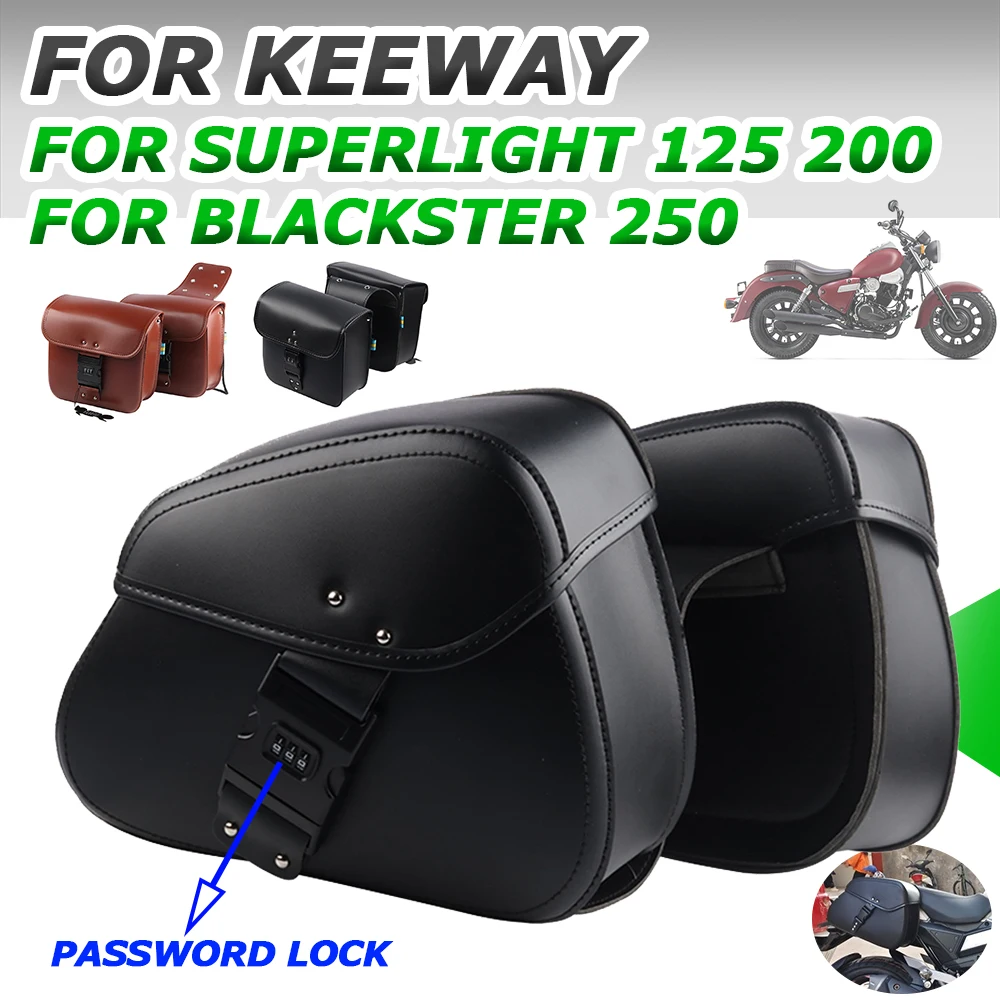 

For Keeway Superlight 125 200 Blackster 250 Superlight125 Motorcycle Accessories Side Luggage Bags Saddle Storage Tool Bags Part