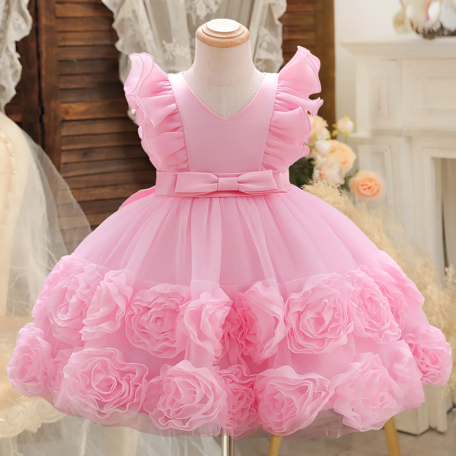 Baby-Girls-Party-Dress-Princess-Birthday-Puffy-Dresses-Appliques ...