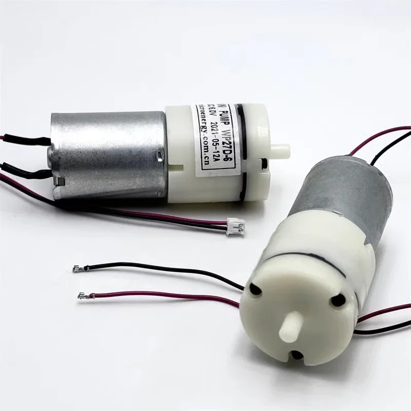 WP27D-6 DC 5V 6V 소형 미니 370 모터 에어 펌프 마이크로 산소 펌프 인플레이터 DIY 전자 혈압계 수족관 어항