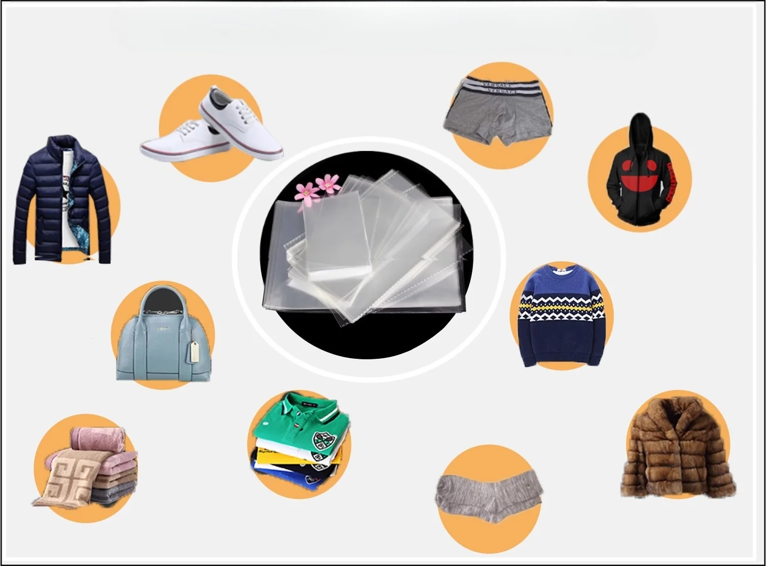 StoBag OPP Offene transparente Plastiktüte, Zellophan, selbstklebende Verpackung, Schmuck, Süßigkeiten, Kekse, Party, Geschenkverpackungstüte – Detail 5