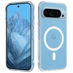 Clear Magnetic Phone Case with Magsafe Wireless Charging and Acrylic Protection for Google Pixel 11 (Transparent)