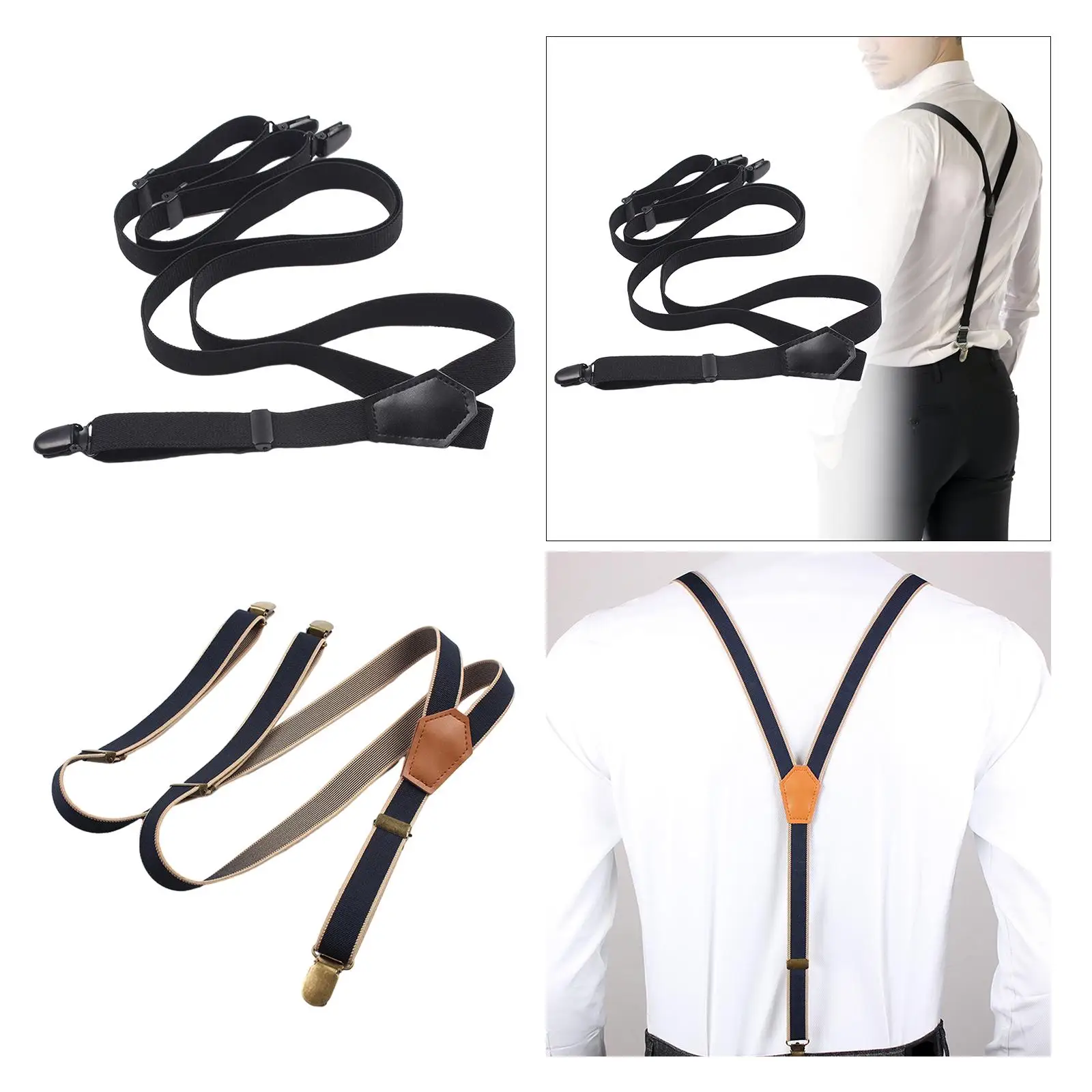 Suspenders for Men Belt Trouser Pants Braces for Wedding Formal Events Pants