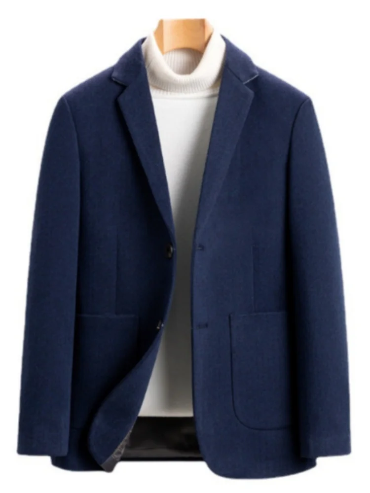 Stylish luxury high quality men's suit with trousers, casual configuration, selected high quality fabrics 7150