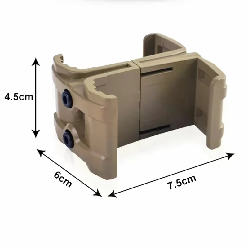 1PC 5.56 Magazine Parallel Connector for AR15 M4 Hunting Double Mag Pouch Connector Mag Accessories magazine connector