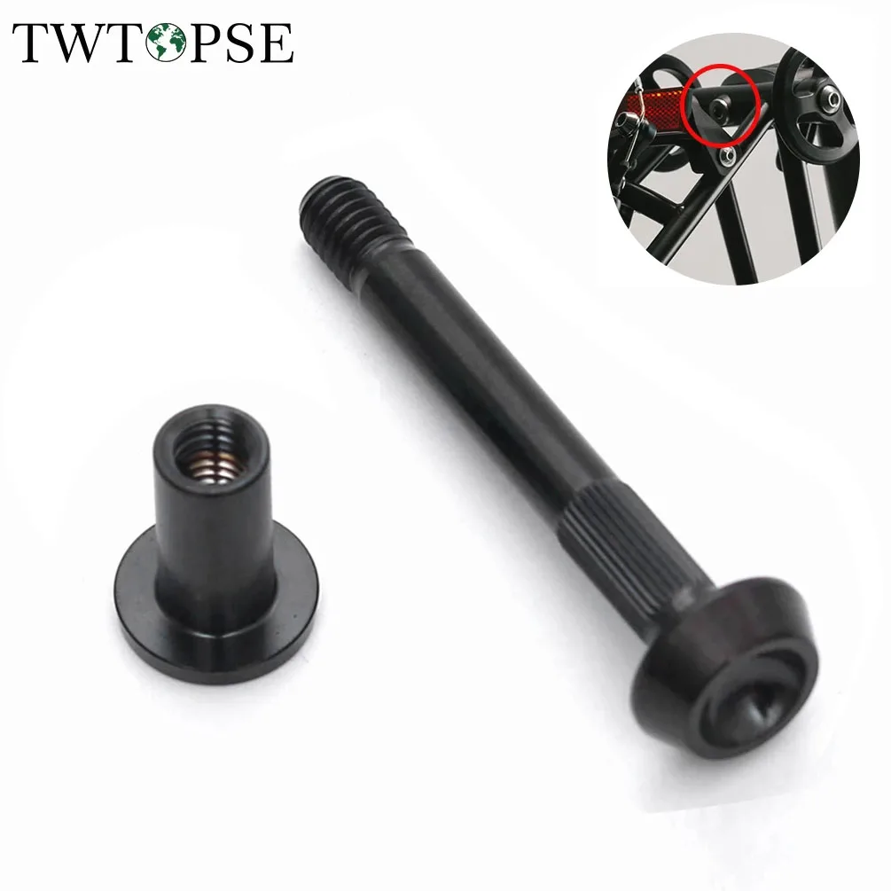 Twtopse Vite Di Sospensione Per Bici Pieghevole In Titanio Per P T Line Brompton Parti Del Bullone Di Scossa Posteriore Della Bicicletta (Non Fit 3Six