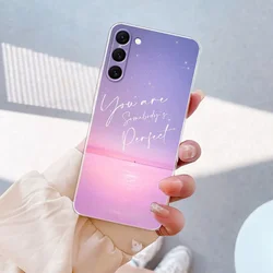 Clear Soft Silicone Phone Case Cover - Compatible with S23 Series - Samsung S23 Plus (TM2244)