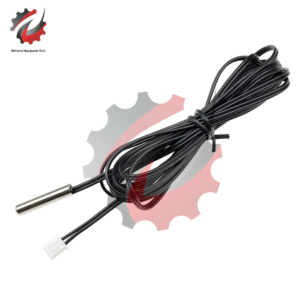 W1209 NTC 10K 1% 3950 50cm 2M 3 Meter Waterprooff NTC Thermistor Accuracy Temperature Sensor Wire Cable Probe For Arduino W1401 temperature sensor