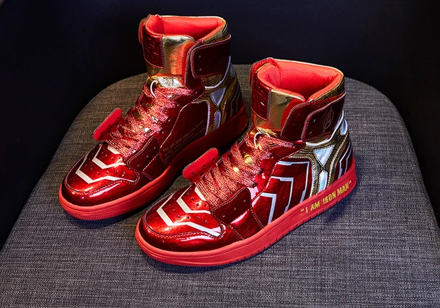 stil gijzelaar domein Marvel Iron Man tide shoes new sneakers trend board shoes mk85 - AliExpress