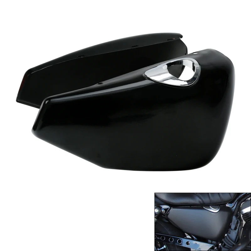 

Боковая Крышка батарейного отсека мотоцикла, боковая крышка Faring для Harley Sportster 883 1200 XL883 04-13