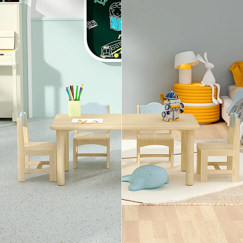 Child Room Furniture School Supplies Set Study Table Desk Student Children Tables Classroom Kids Chair Children's Childrens