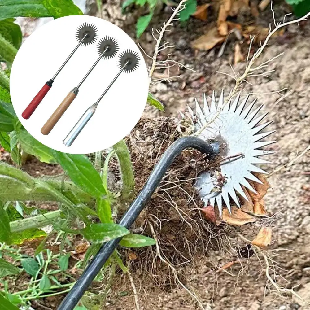 Weeding Artifact Uprooting Garden Weeder Tool with Non-Slip Handle Sharp Tines Design High Strength Hand Weeder Garden Tool 4