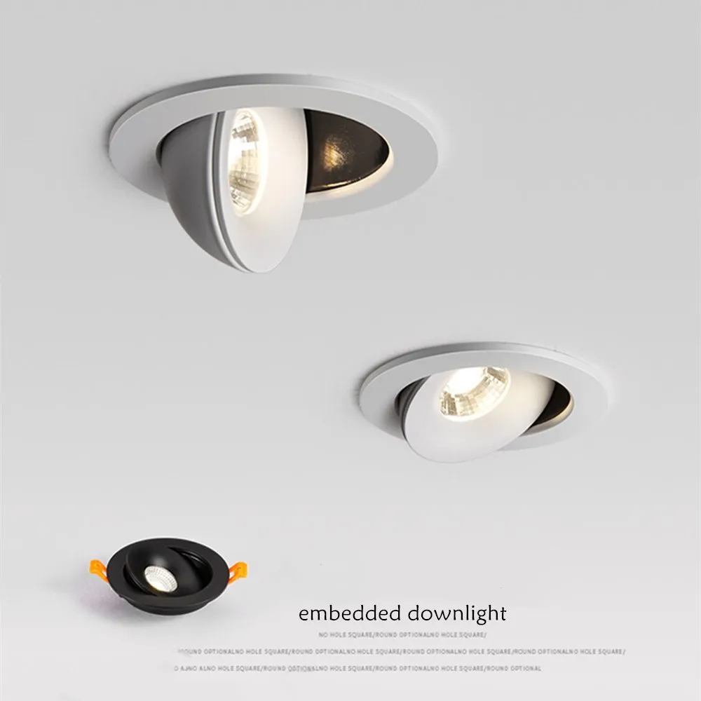 LED Ceiling Lighting led downlight recessed ceiling spotlight ceiling lamps 12W 7W 5W Recessed led Downlight Ceiling Lamps for Living Room LED Spotlight Panel Lights Kitchen Lamp