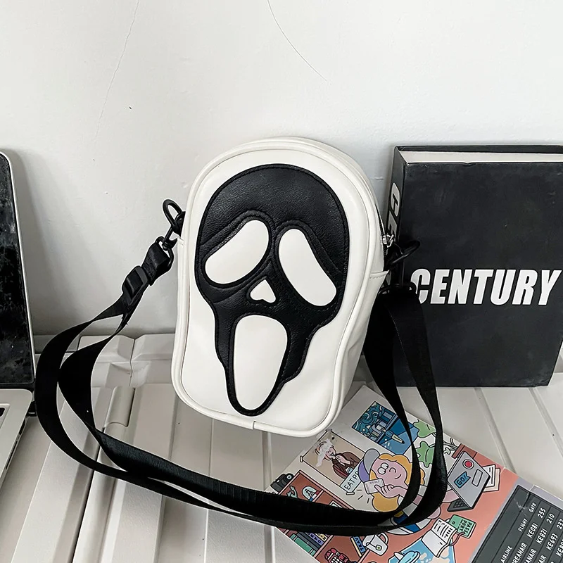 1 stücke pu leder gothic devil halloween unisex persönlichkeit taschen – Detail 19