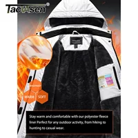 TACVASEN Women Winter Fashion Ski Snowboard Jacket Thermal Fleece Waterproof Fish Casual Work Rain Jacket Coat Windbreaker Parka 2