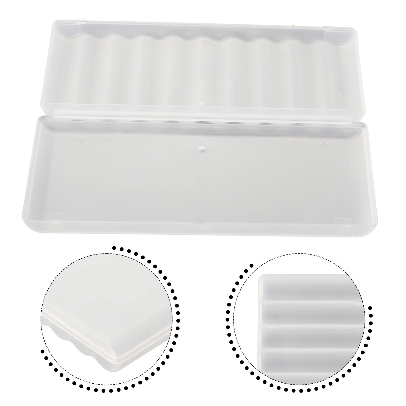 

1pc-Battery Plastic Case Storage Box-Hard Plastic Case For 10×AA AAA Batteries Use Of High-Quality PP-Environmental-Protection