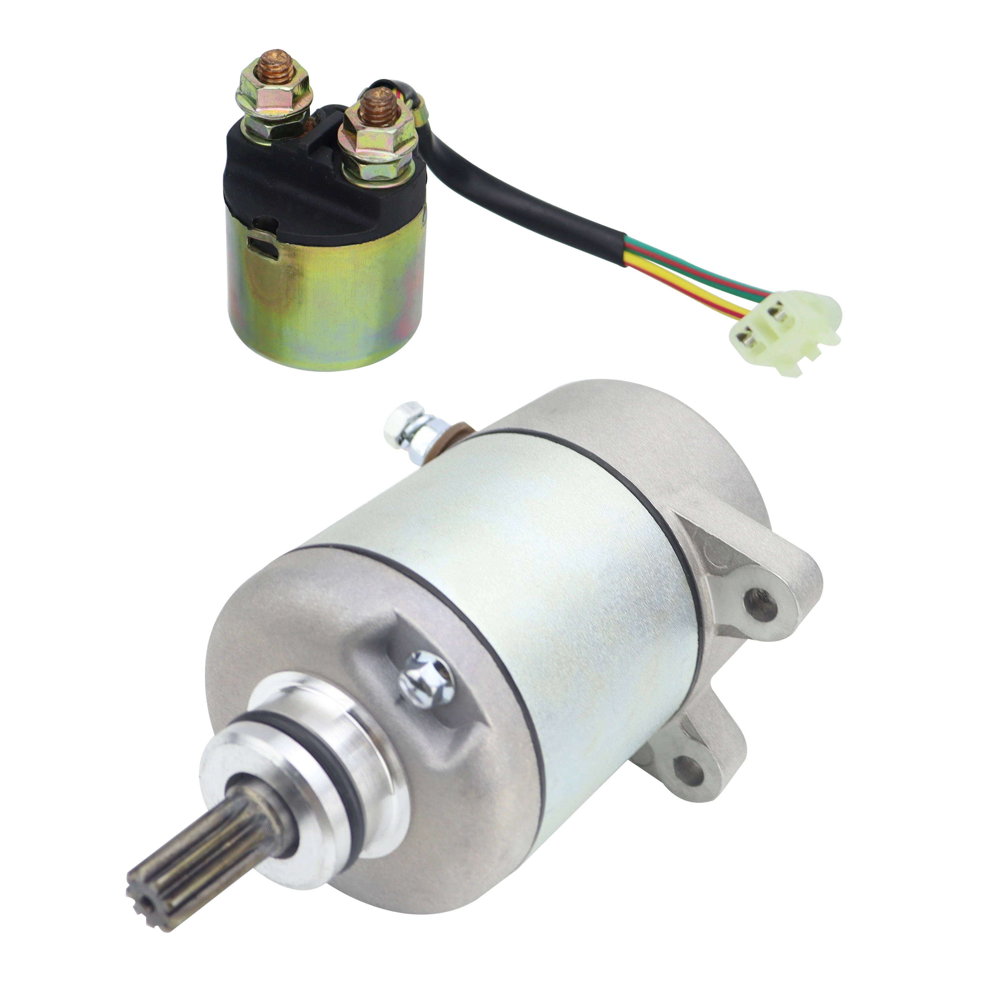 

Starter Motor & Relay for Honda 350 Fourtrax Rancher TRX350FE TRX350FM TRX350TE TRX350TM 2000-2006 18607 31200-HN5-671 SMU0215