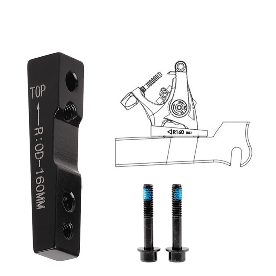 Adattatore Freno A Disco Bici Bici - Per Anteriore 180mm, Posteriore