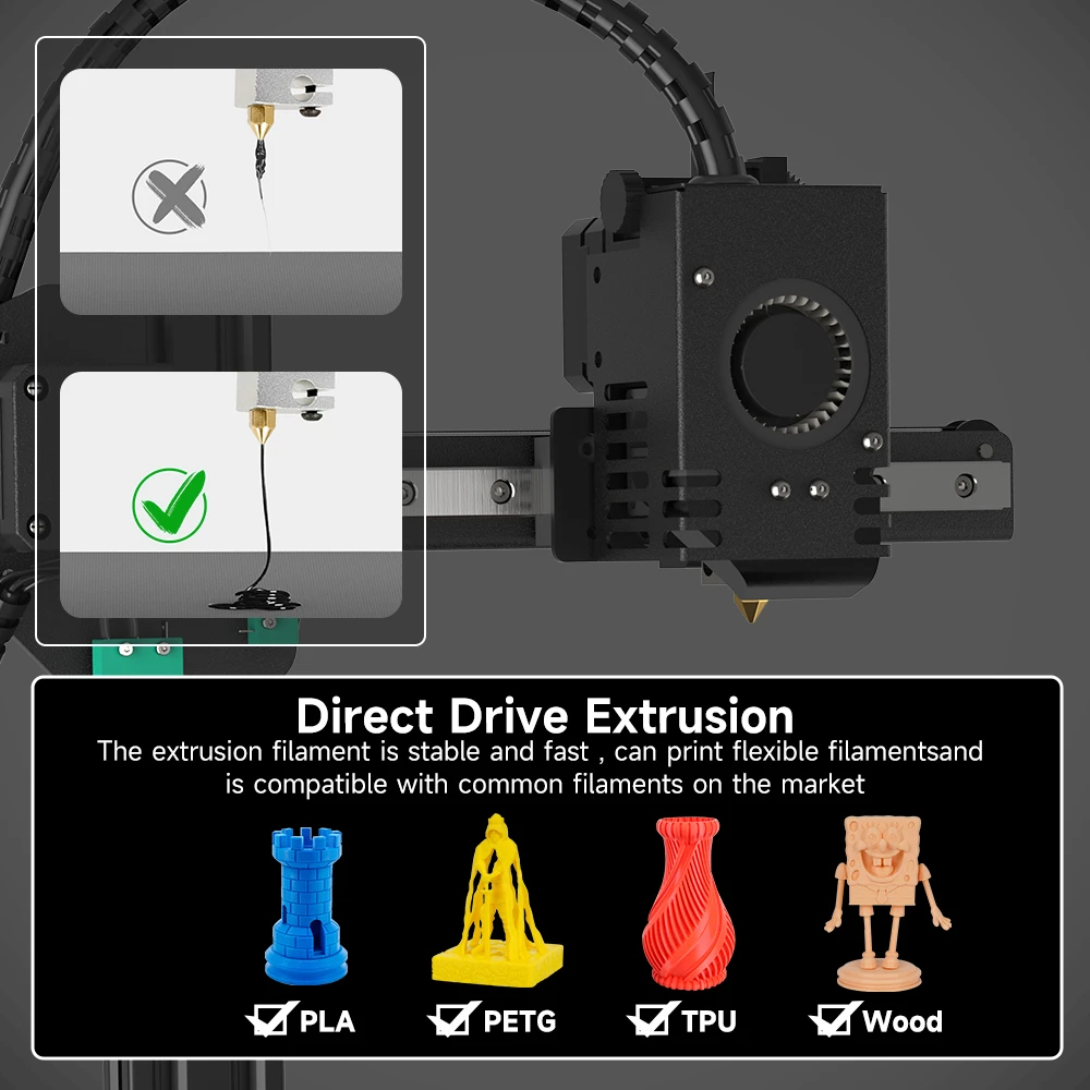 Imprimantes Imprimante KP3S Impresora 3d Mise À Niveau Du Kit De Bricolage  Dimpression De Plaque Magnétique De Haute Précision 180x180x180mm Remplacé  KP3 PrintingPrinter Du 306,69 €