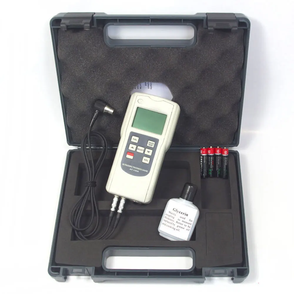 

AT-140A Ultrasonic Thickness Gauge Metal thickness gauge Range 1.2~200mm