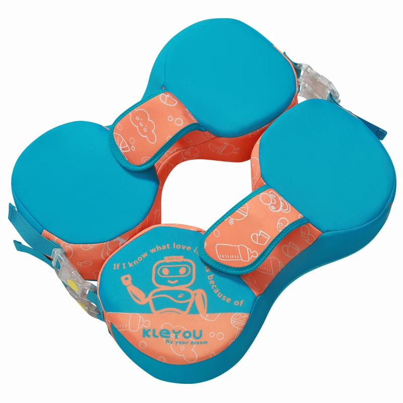 Baby Swimming Pool Floats Non-inflatable Underarm Buoyancy Ring with Safet Buckles 3