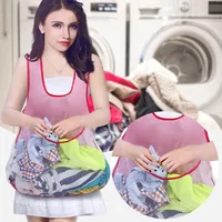 Sleeveless Laundry Clothes Apron Moisture-proof Drying Clothes Organiser For Drying Clothes 1