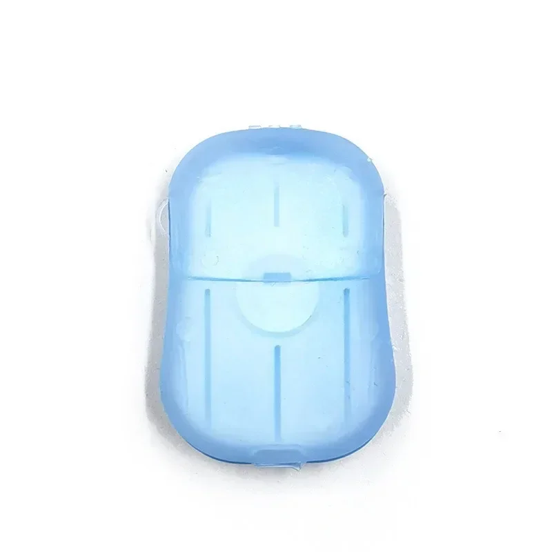 Outdoor travel disposable soap tablet box soap paper Portable hand washing tablet Small mini sheet