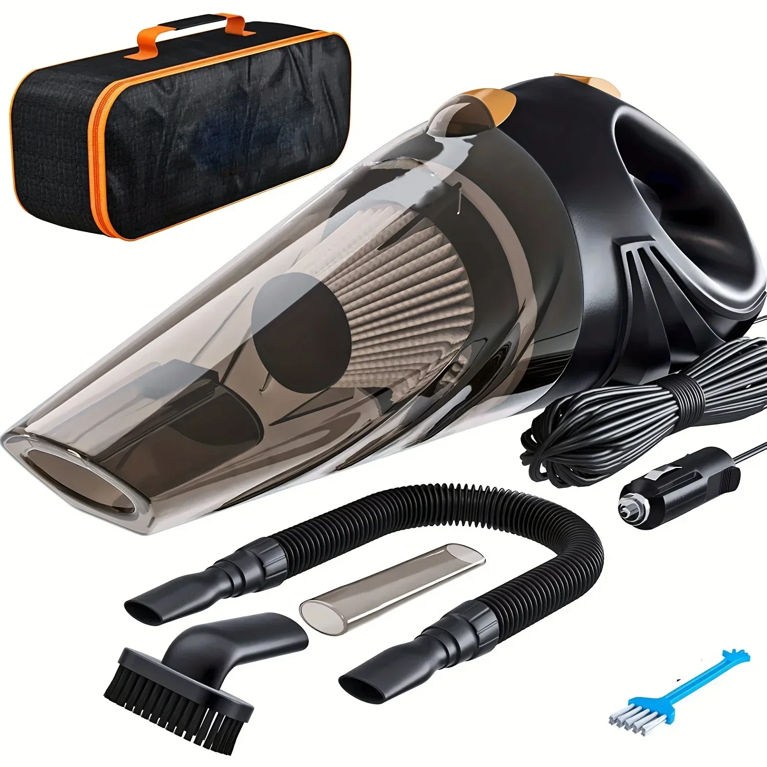 Car Vacuum Cleaner 1 Powerful Cleaning Machine Car Accessories Home Auto Robot Wireless Cleaner Appliance Strong Suction