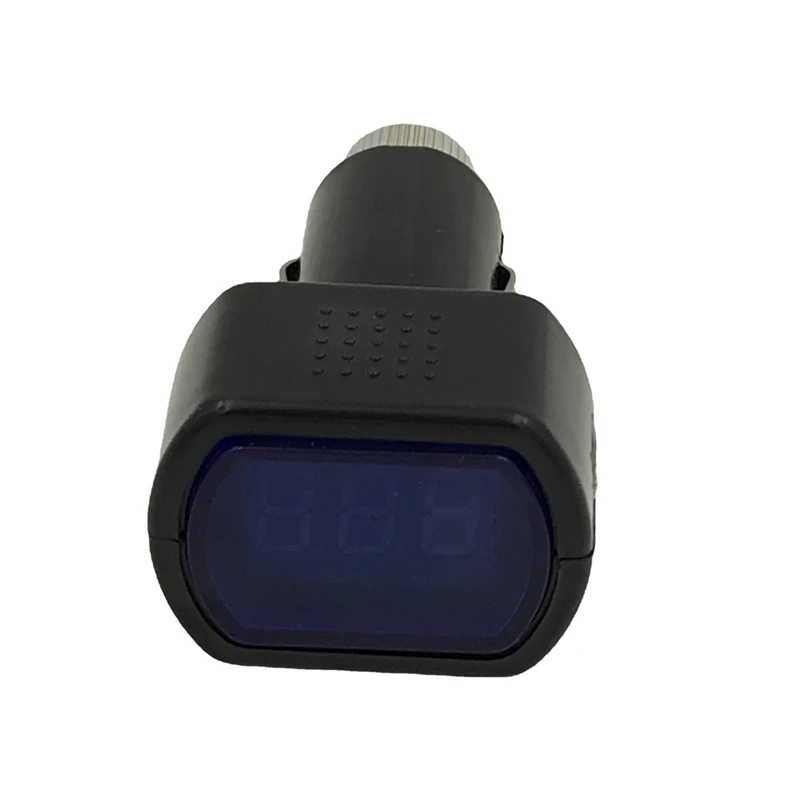 LED 디지털 자동차 전압계 전압 게이지 모니터, 자동차 오토바이 트럭용, DC 12V-24V, 4 개