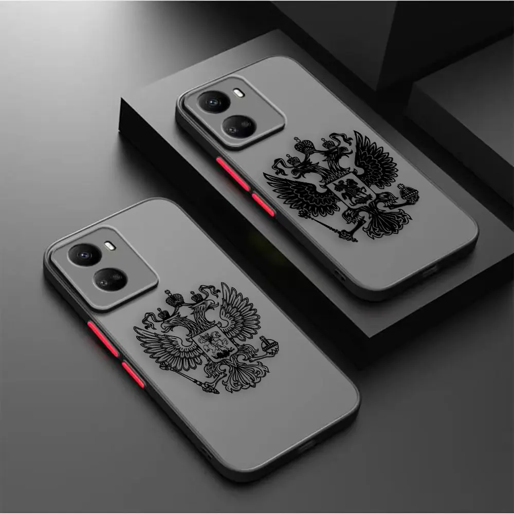 

Matte Phone Case for Huawei NOVA Y70 9 8SE 8 7SE 7I 7 6 5I 5 4 3I 4G 5G Silicone Case Funda Shell Cover Russian Flags Emblem