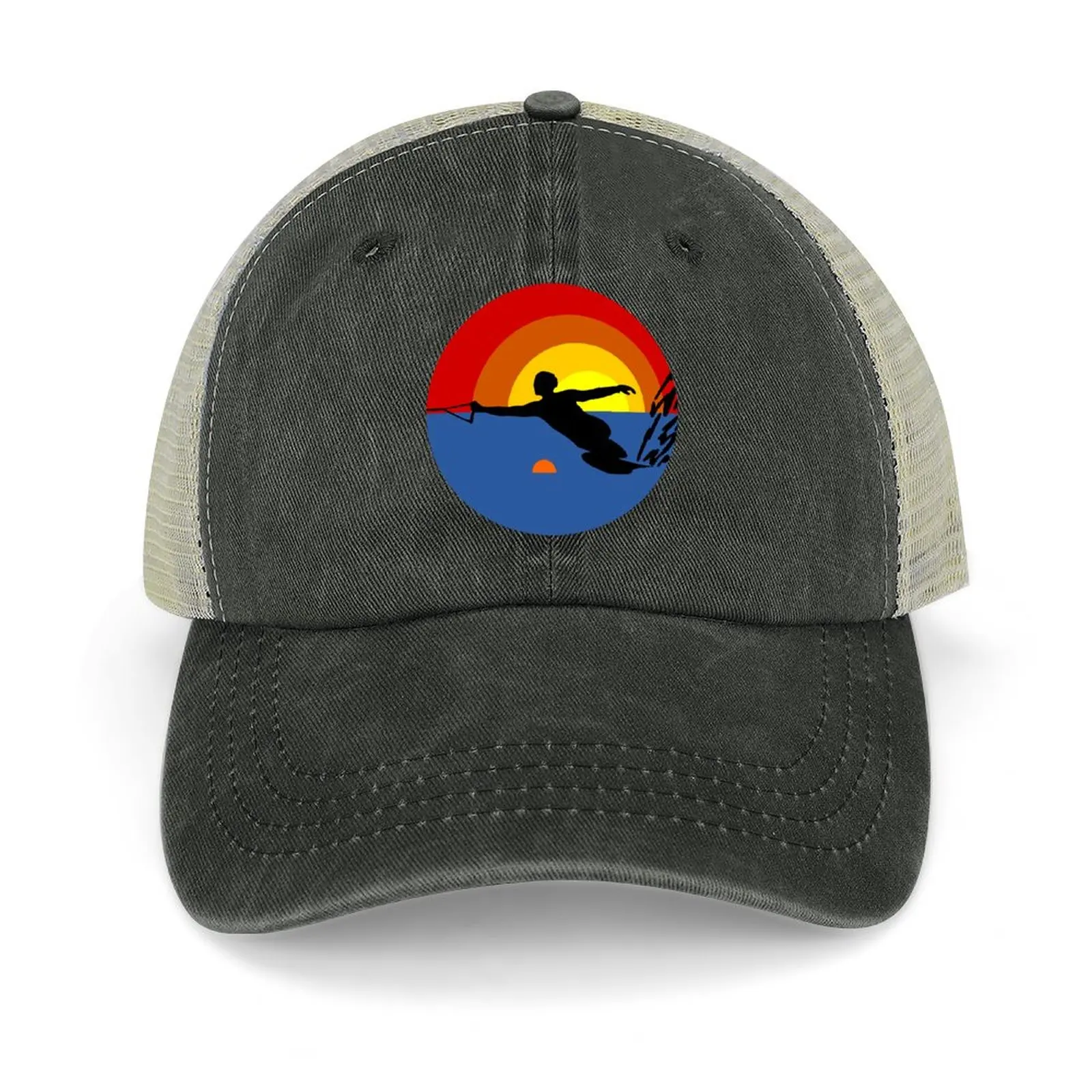 

Water Ski Slalom Skier Cowboy Hat Golf Cap hiking hat Golf Hat Man Rave Man Women's