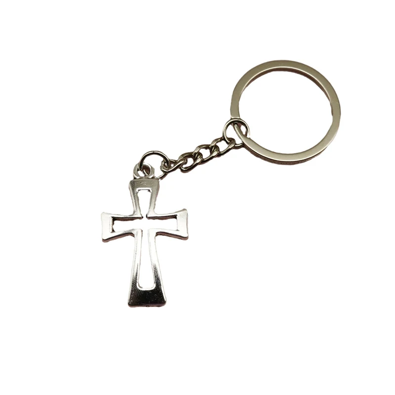 Creative Hollow Cross Pendant Keychain for All