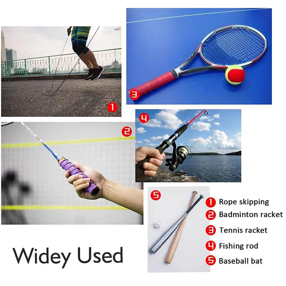 Quality Badminton Grip Anti-Slip Absorb Sweat Racket Grip Handle Grip  Squash Band Multi-use Racket Overgrips Tennis Accessory - AliExpress