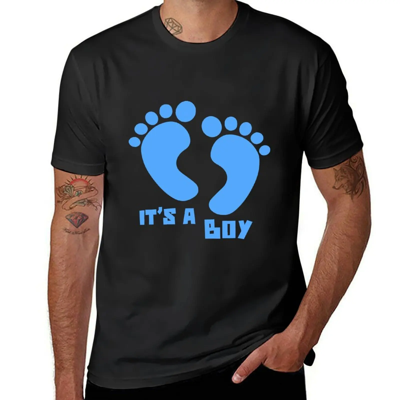 

It's a boy T-Shirt boys whites summer clothes Men's t-shirts