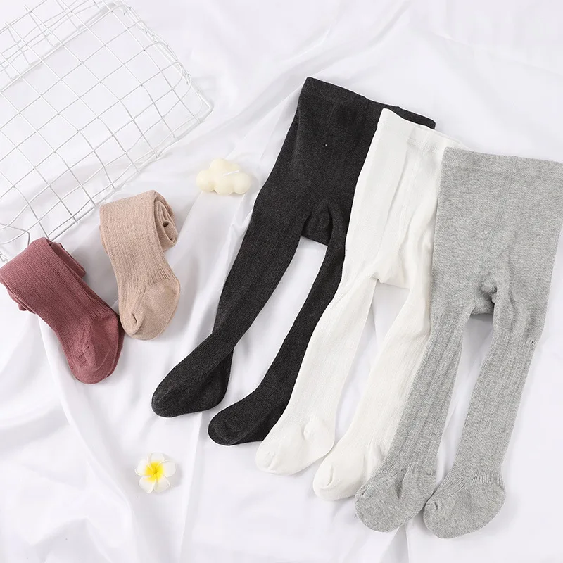 

Suefunskry Baby Girls Pantyhose Newborn Elastic Waist Solid Color Stockings Slim Fit Socks for Casual Daily Pantyhose baby girl