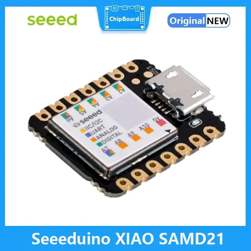 

Seeeduino XIAO SAMD21 Cortex M0+ Nano 48MHZ SPI I2C Interface For Arduino IDE/IOT System Development Tool Type-c