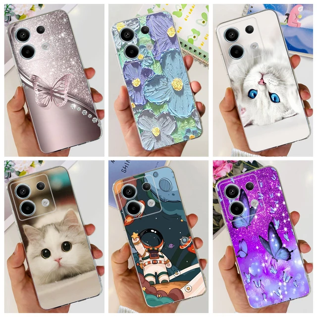 Transparent Cover For Fundas Xiaomi Poco X6 Pro 5G M6 Pro Case Lovely  Luxury Colorful Butterfly Design Casing For Poco M6 Pro 5G - AliExpress