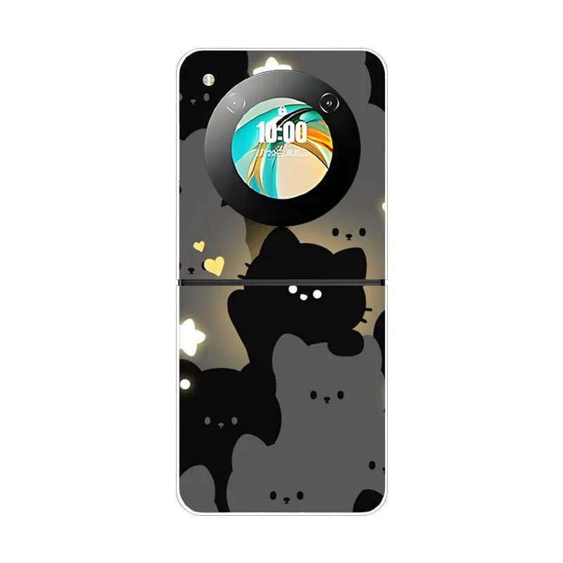 Soft Matte Silicone Back Cover with Fashion Painted Design