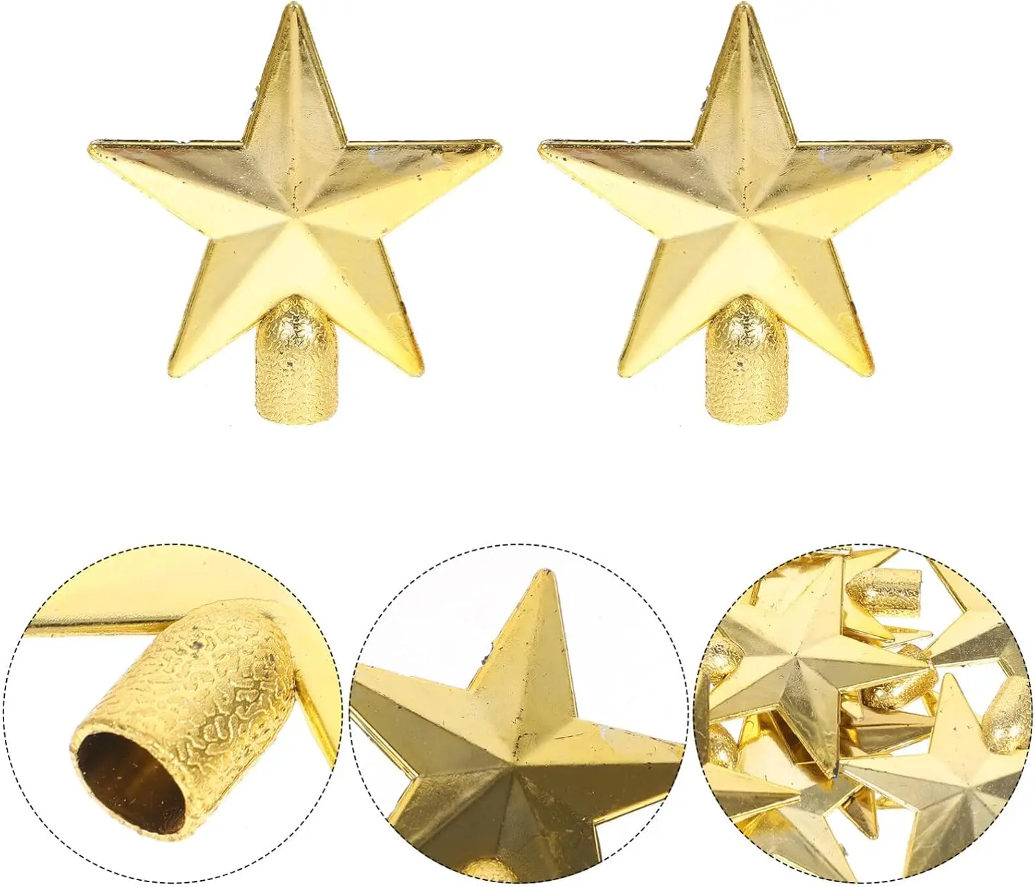 Christmas Tree Decoration Christmas Star Decoration Mini Christmas Tree Topper Small Star Tree Topper Christmas Star Top Ornaments Xmas For Xmas Decorations
