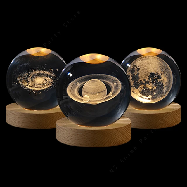 3D Crystal Ball Night Light 1