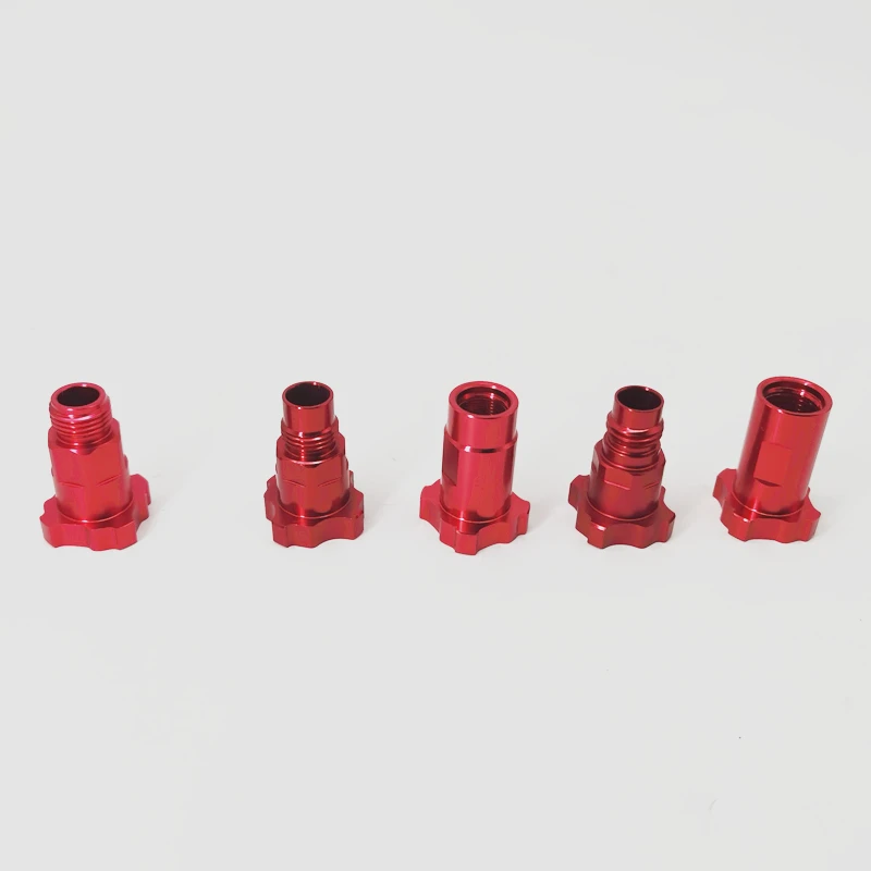 Manufacturer Outlet Red Spray Gun Connector Air Spray Gun Adapter Spray Gun Cup Adapter For Spray Gun Disposable Measuring Cup