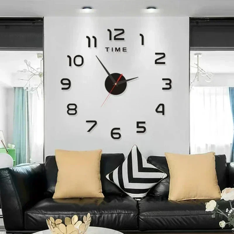 Bedroom Decoration Clock Large 3d Wall Clock Living Room Large Garden Acrylic Mirror Sticker Decoration Art Decor Clocks Digital wall clock,digital wall clock