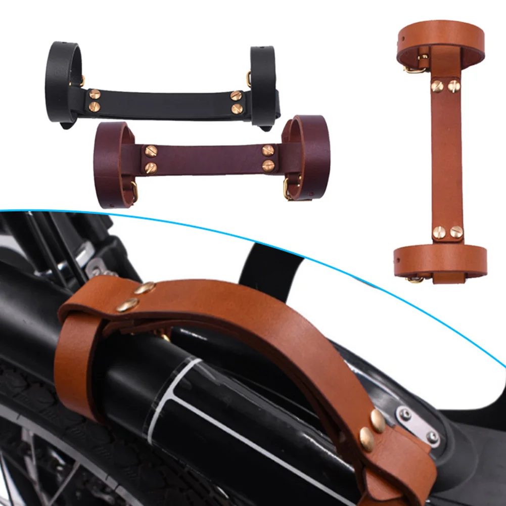 Description Picture 2 of item1pc Bicycle Frame Carry Handle Leather Carry Handle Adjustable For Mountain/road Bike Foldable Bicycle Accessories