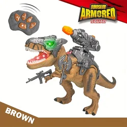 Interactive Roaring Dinosaur Toy with Sound Effects and Remote Control (T - Rex)